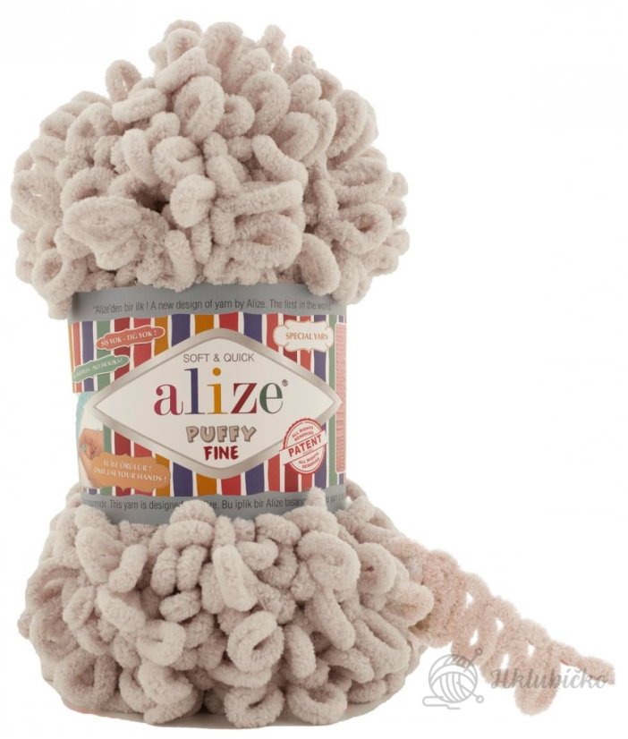 Puffy fine 599 – bílá káva