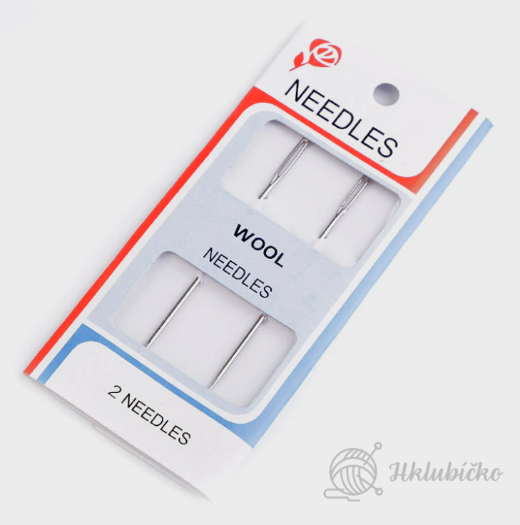 Jehly ostré na vlnu a stužkové vyšívání