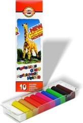 Školní plastelína KOH-I-NOOR 10 barev 200g v krabičce