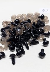 Bezpečnostní oči 19 mm černé