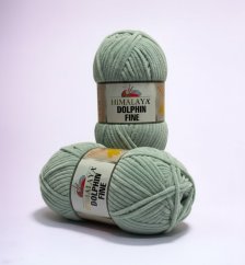 Příze Dolphin Fine 80525 – šedozelená