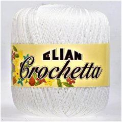 Bavlněná příze 100% Crochetta 3201 bílá