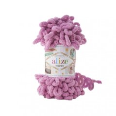 Příze Alize Puffy 98 Fialkově růžová