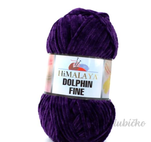 Příze Dolphin Fine 80514 – tmavě fialová