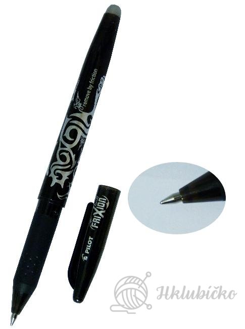 Roller gelový PILOT Frixion 0,7 černá