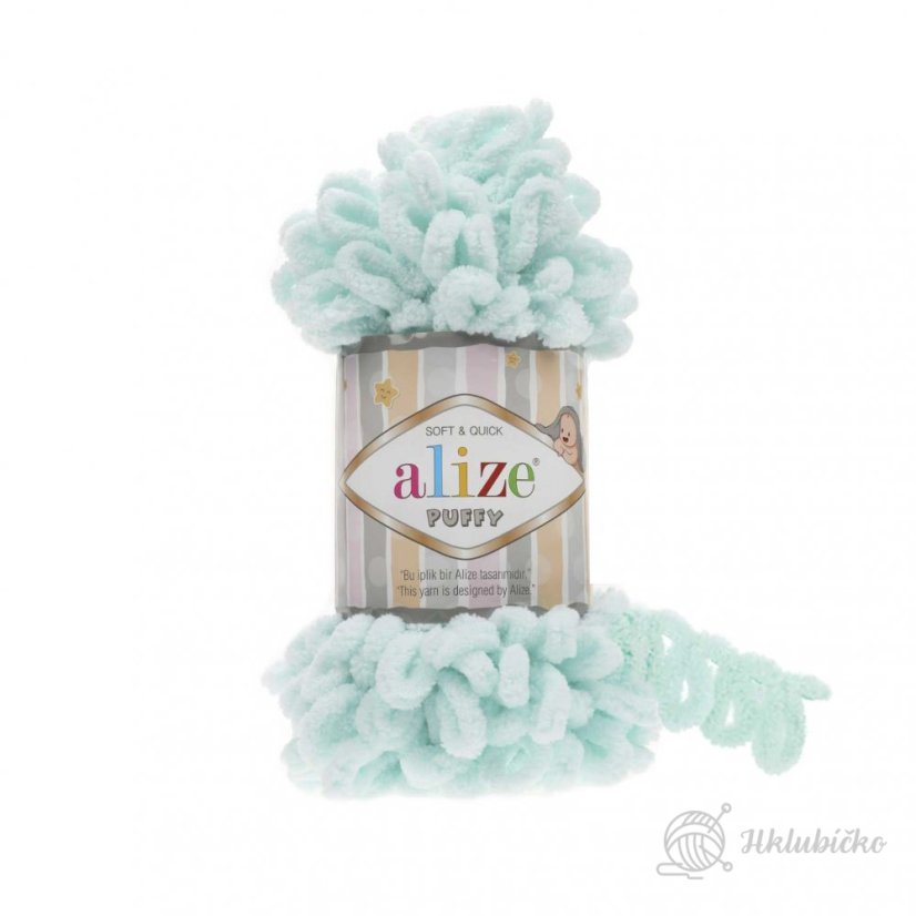 Příze Puffy 15 Světle mentolová