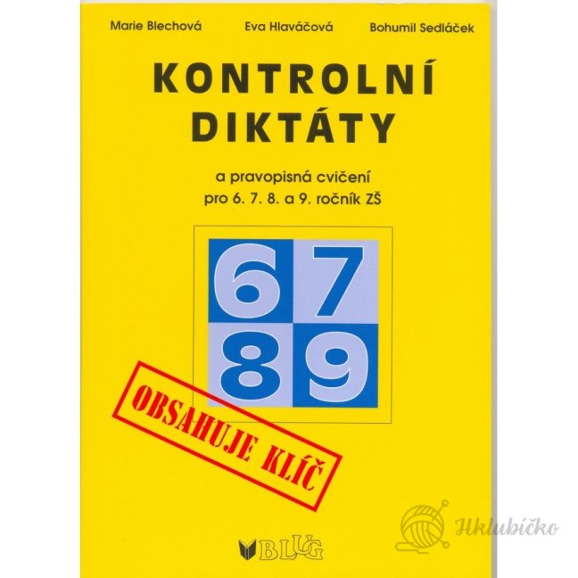 Kontrolní diktáty 6.7.8.9 ročník