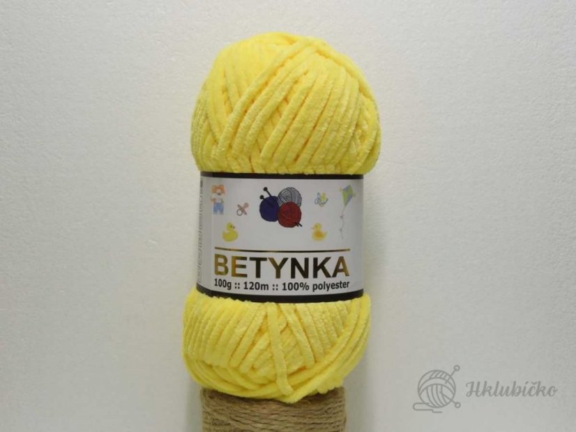 Příze Betynka 313 – žlutá