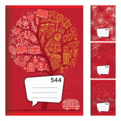 Školní sešit 544 -okraje