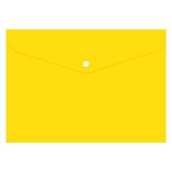 Obal spisový s klopou a drukem A4  žlutý