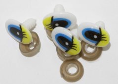 Očička 20x13 mm žluté