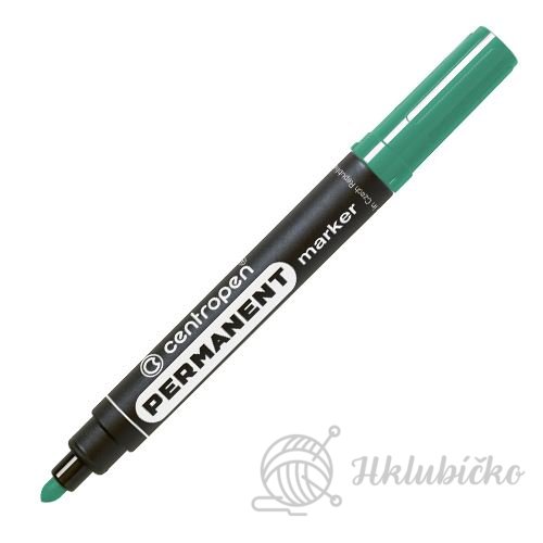 Popisovač CENTROPEN 8566 zelený permanentní lihový-KOPIE