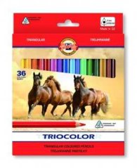 Školní pastelky 3145/36 trojhranné 9mm Koh i noor