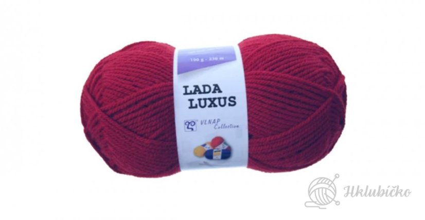 Příze Lada Luxus 52082 – kardinal.červená Příze Lada Luxus 52082 – kardinal.červená