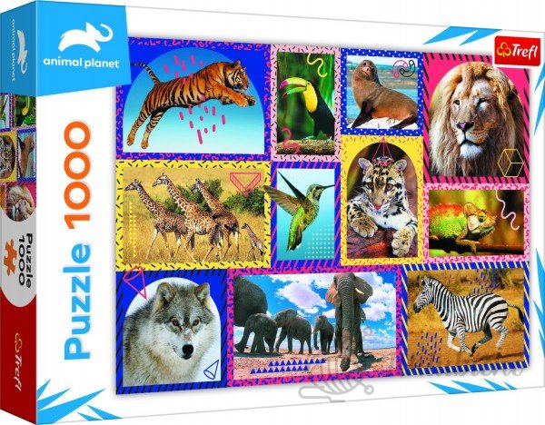 Puzzle Divoká příroda 1000 dílků v krabici
