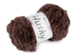 Pletací příze Husky 100 – g hnědá