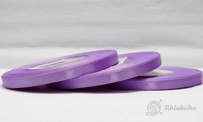 Saténová stuha lila