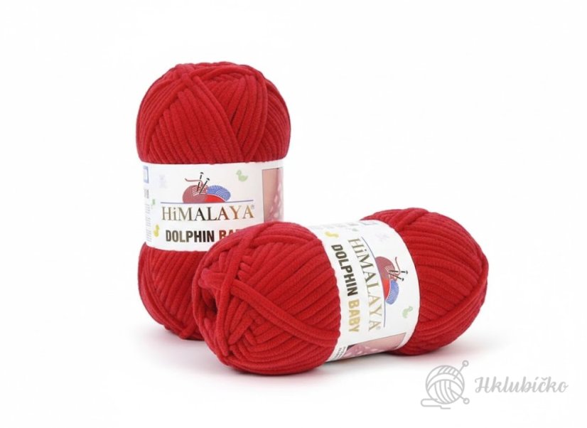 Příze Dolphin Baby 80352 – Tmavě červená