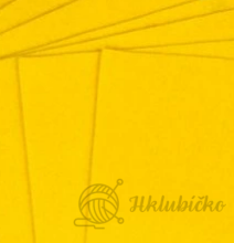 Filc  žlutý, A4, 180 g