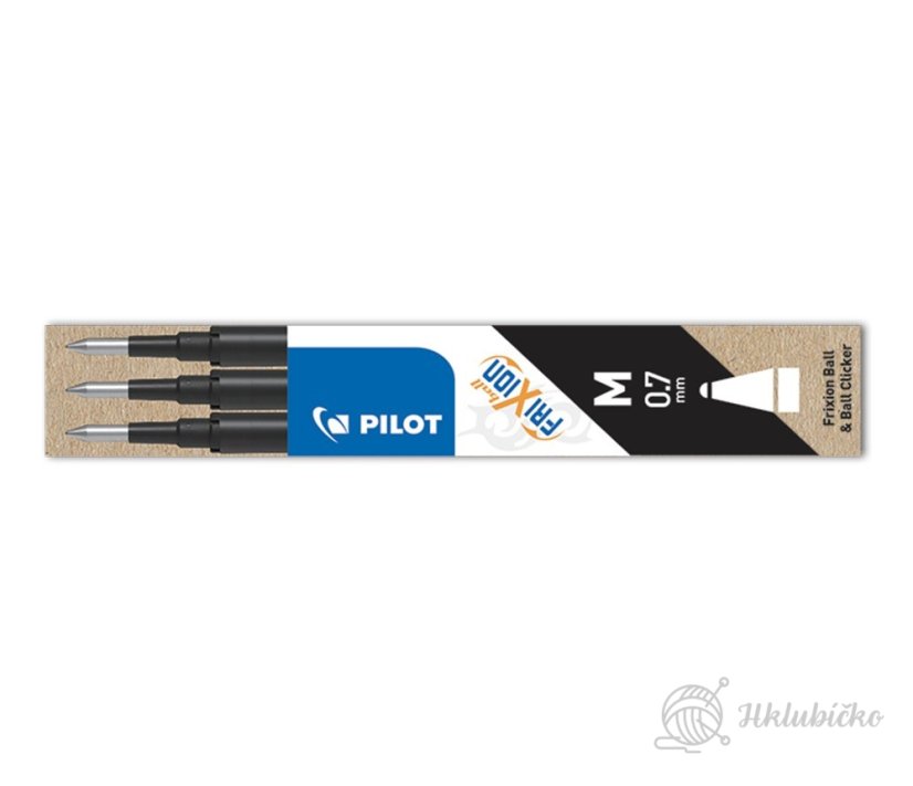 Náplň gumovací PILOT Frixion 0,7 mm/1ks černá