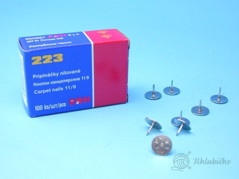 Připínáčky 223 RON 100ks Připínáčky 223 RON 100ks