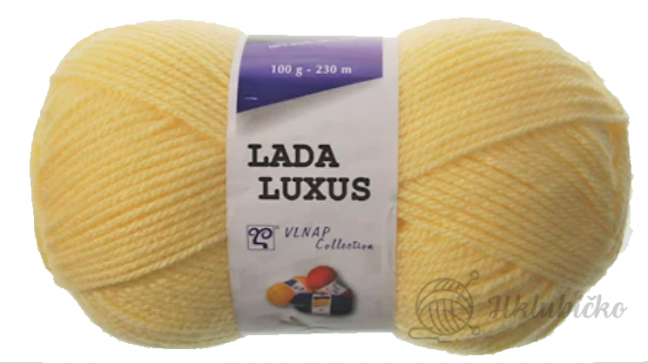 příze LADA LUXUS 54033 žlutá